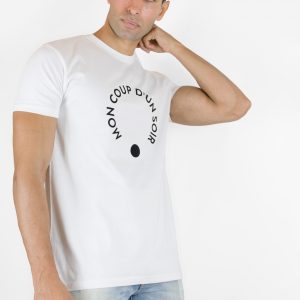 Les Intimes: T-shirt blanc homme par Mon Coup D'un Soir