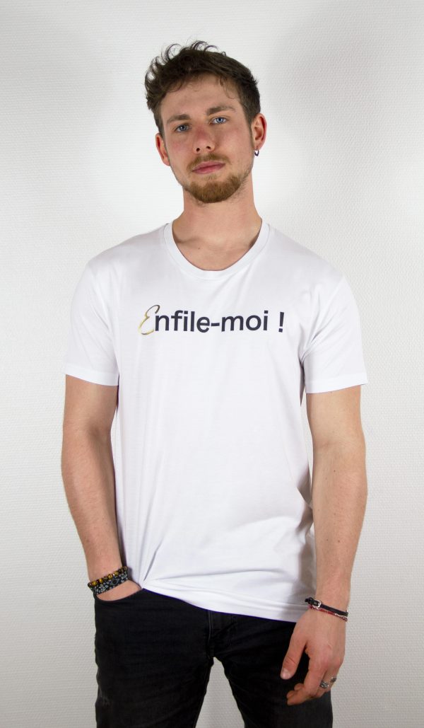T-shirt blanc Enfile-Moi